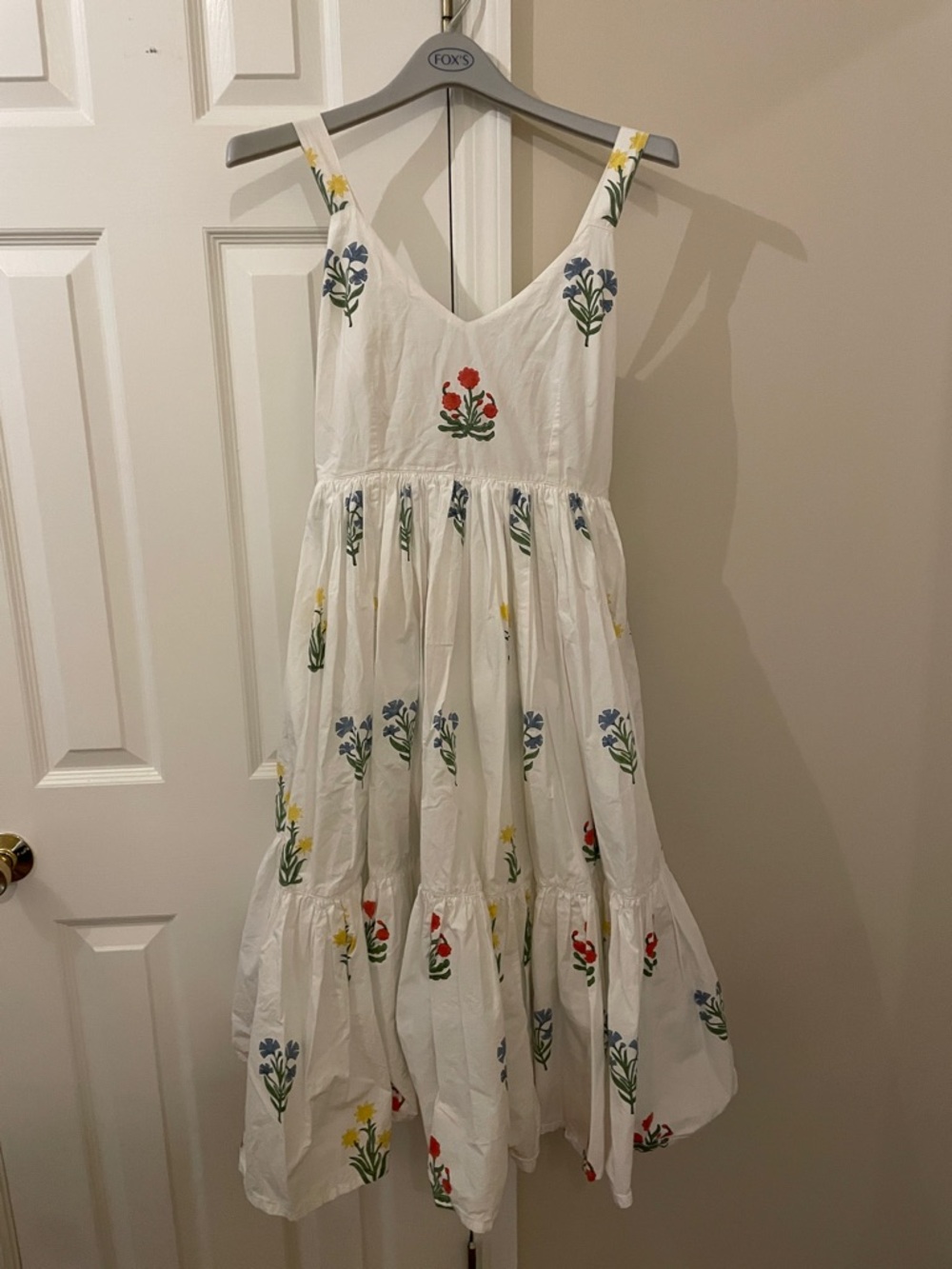 White Floral Daydress- Women